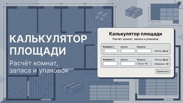 Площадь и упаковка