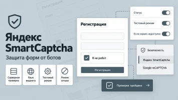 Яндекс SmartCaptcha и Google reCAPTCHA для OpenCart 4