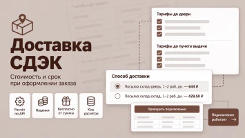 Доставка СДЭК для OpenCart 4